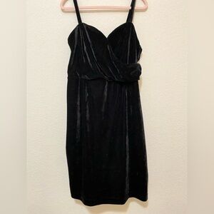 Black velvet Lane Bryant dress